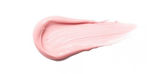 Soft pink creamy appearance on a plain white backdrop, ideal for food or beauty product display