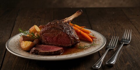 Roast beef with root vegetables, highlighting a nutrient-dense protein and vegetable combination for wholesome meals