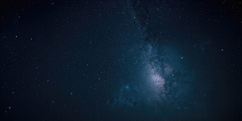 Obraz premium Night sky featuring stars and the Pleiades M45 cluster, designed for space-themed UI backgrounds