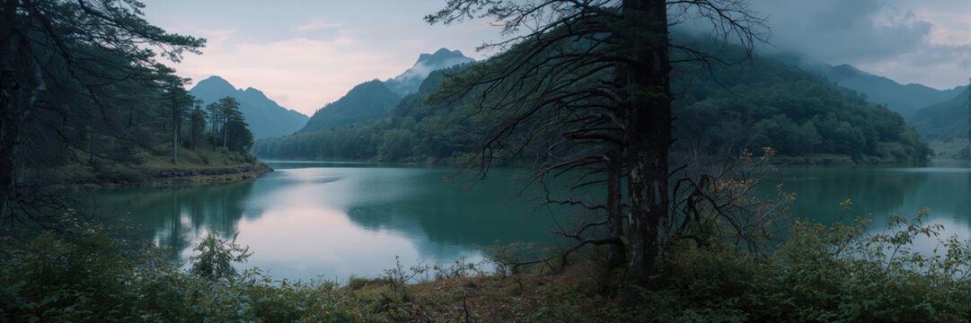 Shuiyang Forest landslide dam in Taiwan, highlighting erosion risks in natural landscape preservation