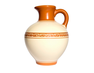  Classical Amphora Pottery Emoji in 3D – Cutout