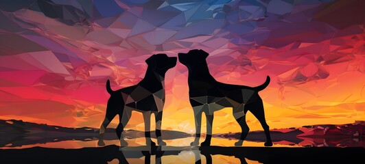silhouette of Cerberus ,generative AI