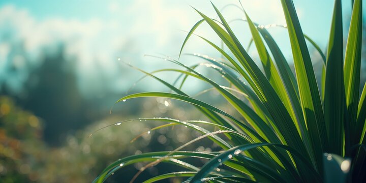 Close-up of Dianella ensifolia flax lily leaves in a natural setting, emphasizing foliage health, World Plant Day