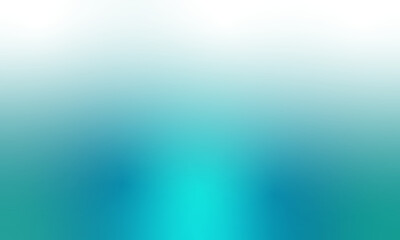 Abstract teal and turquoise gradient background smooth color transition on transparent background