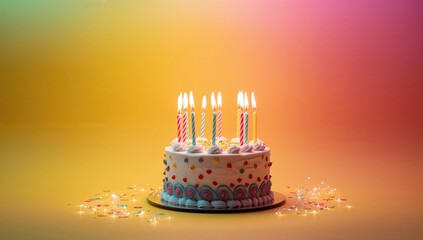 Vibrant patterned backdrop designed for joyful birthday events, ideal for party announcements