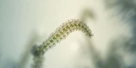 Closterium acerosum cells under 400x magnification, used in microscopic analysis and study