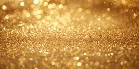 Golden glitter paper texture as background, used for background in celebratory or festive visual compositions