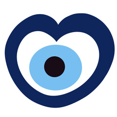 blue eye icon. Evil Eye. Evil .Eye. Eyes. blue. white. black. cartoon. drawing. painting. evil eye symbol.