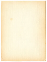 Altes Strukturpapier mit senkrechter Streifenstruktur - blanko mit kleinen Flecken