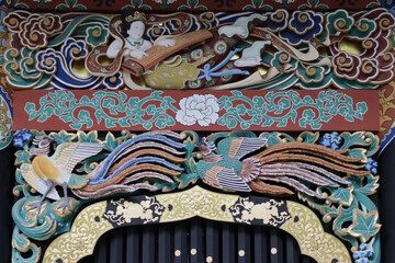 hall at the zuihoden (date masamune's mausoleum) in sendai in japan 