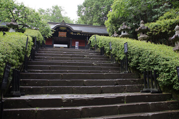 gate at the zuihoden (date masamune's mausoleum) in sendai in japan 