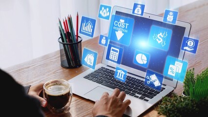 Cost reduction and cost saving through digital transformation, business cost optimization,...