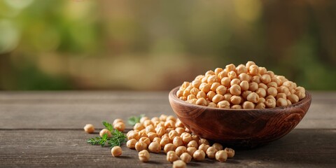 Raw chickpeas served in a bowl, highlighting whole food ingredients for health-conscious diets, International Nutrition Week