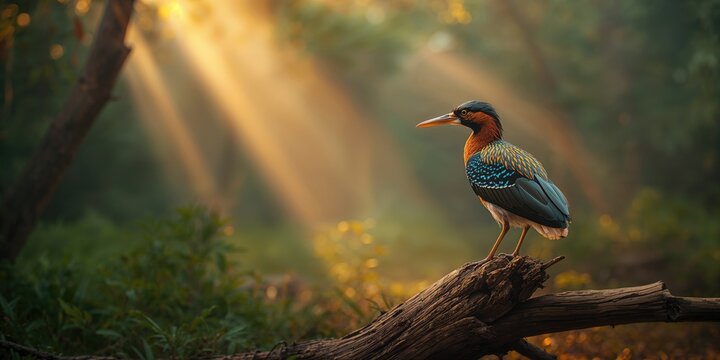 Perched Oriental Darter on a dry branch in Tadoba Andhari Tiger Reserve, focusing on avian resting posture, World Bird Day