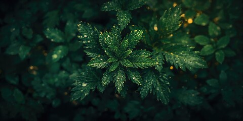 A close-up of leaves with textured tree bark in a dark tone, suitable as an abstract background for design projects