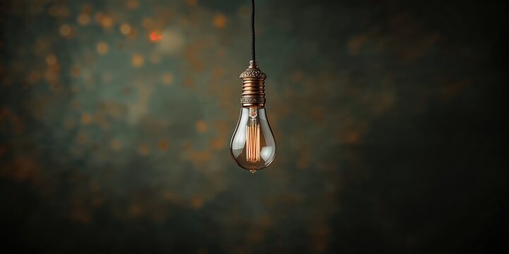 Thai style antique decorative bulb used as a wall background for art displays, handmade hanging lamp ceiling plate pendant light