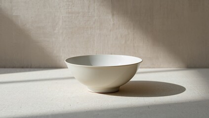 White hand-crafted Chinese bowl used for serving, focusing on artisanal pottery techniques, International Museum Day