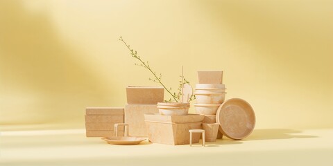 Biodegradable food packaging solutions aimed at reducing plastic pollution, World Environment Day