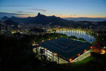 P&ocirc;r do Sol no P&atilde;o de A&ccedil;&uacute;car, Rio de Janeiro - RJ