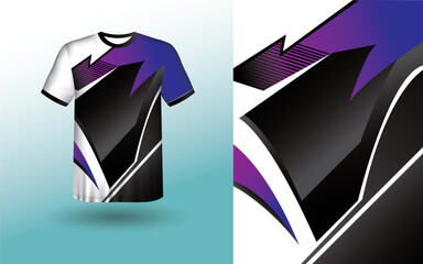 Modern abstract sports jersey vector design for football and e sports teams
