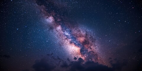 Starry night with visible constellations, ideal for UI backdrop, seasonal change