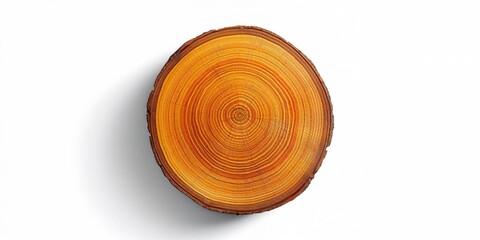 Close-up of a circular wood cross section highlighting organic grain patterns, ideal for UI backdrop or editorial headers