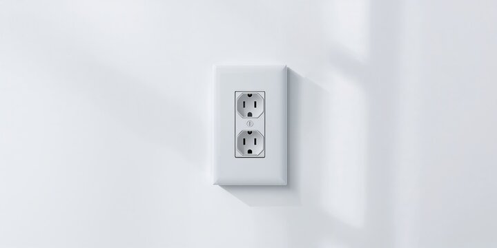 Electrical outlet with safety cover serving as a childproofing measure, safety compliance, World Safety Day