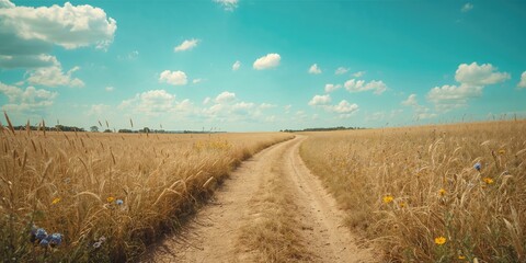 A person walking across a dry grass field, highlighting rural terrain and open space, World Environment Day