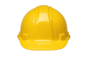 Yellow hard hat representing safety and protection in construction, industry, and engineering work environment