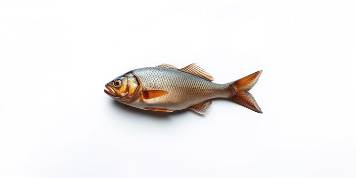 Rohu fish laid out on a clean white surface, highlighting its texture and quality for food preparation