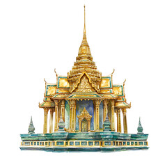 The royal crematorium above has a transparent background.