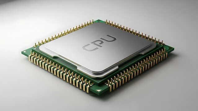  Close-up of a Modern Central Processing Unit (CPU)