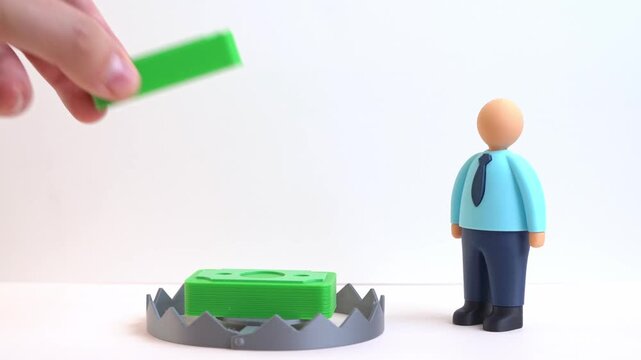 Money as bait in a trap. Payday loans. High interest rates on microloans and the risk of debt. Untouchable savings. Easy money leads to financial traps and long-term losses.