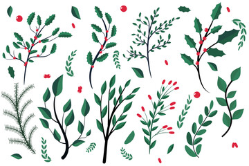 Naklejka premium wintertime for Merry Christmas and Happy New Year seasonal greetings holiday background