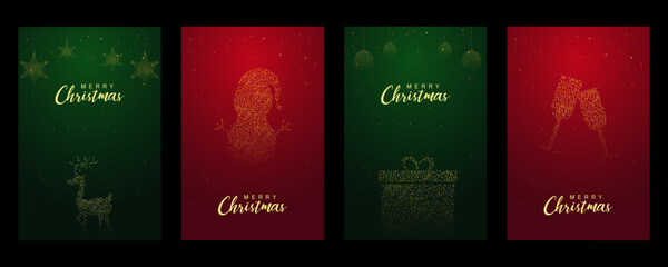 wintertime for Merry Christmas and Happy New Year seasonal greetings holiday background