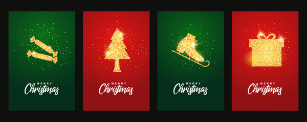 wintertime for Merry Christmas and Happy New Year seasonal greetings holiday background