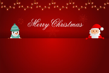 wintertime for Merry Christmas and Happy New Year seasonal greetings holiday background