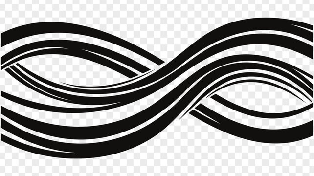 Abstract Wavy Line Design