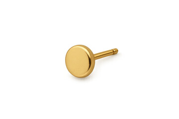 Gold stud earring minimalist fashion jewelry accessory