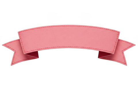 Pink ribbon banner - Powered by Adobe