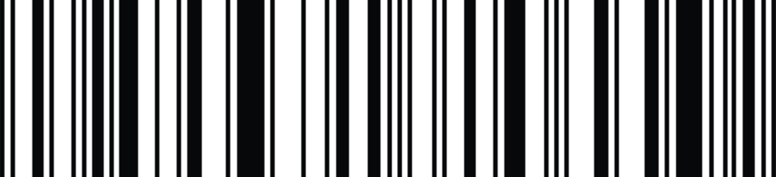 Closeup of a barcode on for scanning purposes
