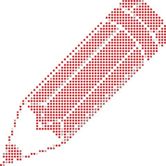 Simple Red Pen Illustration