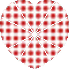 Simple Red Heart Pattern
