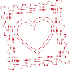 Simple Red Heart Pattern