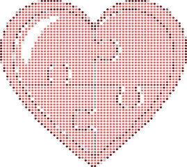 Simple Red Heart Design