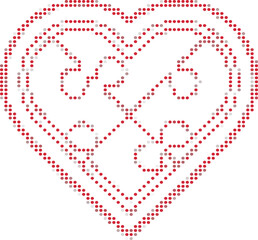 Simple Red Heart Design