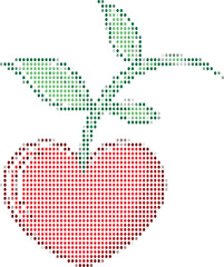 Simple Red Apple Design