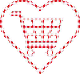 Shopping Heart Design