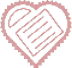 Simple Red Heart Design