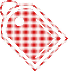 Simple Red Tag Design